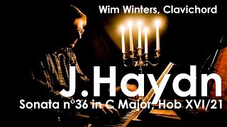 J. Haydn :: Sonata n°36 in C Major, Hob XVI/21 :: Wim Winters, clavichord