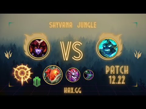 Shyvana vs Hecarim in the jungle, Preseason (Patch 12.22)