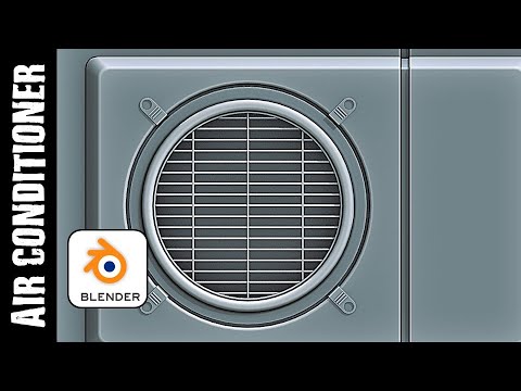 BLENDER: AIR CONDITIONER (MODELING)
