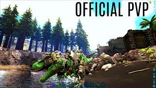 TEK REX SADDLES! Manticore Killing - Official PVP (E157) - ARK Survival