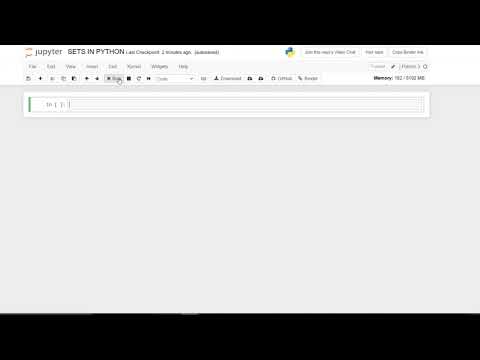Sets Set Method And Operations Python Tutorials Using Jupyter Notebook Python Set Assessment