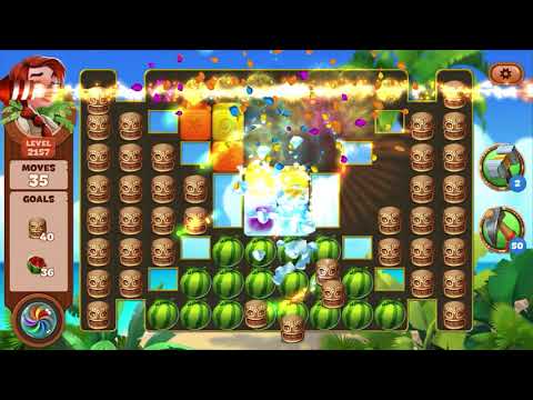 Lost Island Blast Adventure Level 2157 NO BOOSTERS - A S GAMING ✔️