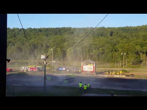 Brookfield Team Demolition Derby Compact (Heat 1)  7/12/18