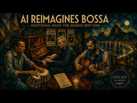 AI Reimagines Bossa: Bach BWV 974 Adagio | Baroque-Bossa Fusion