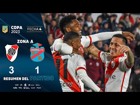 #CopaDeLaLiga 2023 | Fecha 4 | resumen de River - Arsenal