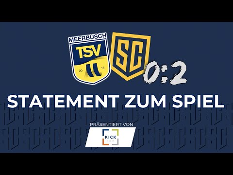 𝗦𝘁𝗮𝘁𝗲𝗺𝗲𝗻𝘁 𝘇𝘂𝗺 𝗦𝗽𝗶𝗲𝗹 𝗧𝗦𝗩 𝗠𝗲𝗲𝗿𝗯𝘂𝘀𝗰𝗵 𝗴𝗲𝗴𝗲𝗻 𝗦𝗖 𝗦𝘁.𝗧𝗼̈𝗻𝗶𝘀 (𝟬:𝟮)
