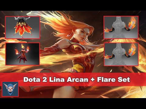 Dota 2 Lina Mix Set (Arcan + Flare Set)
