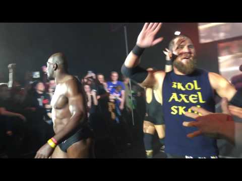 Titus O'Neil Entrance Lille  (with Curtis Axel and Bo Dallas)