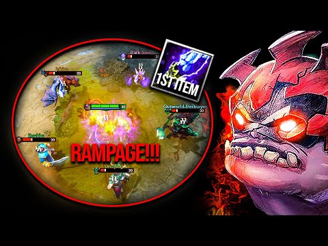 Aghanim's Scepter Is TOO OP On Pudge - Rush Agh For 1st Item Pudge 13Min RAMPAGE!!! Pudge Official