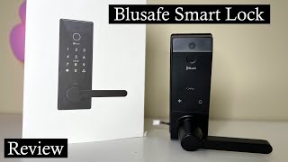 Blusafe Smart Lock review | Smart door lock- fingerprint, camera, wifi, passcode, bell
