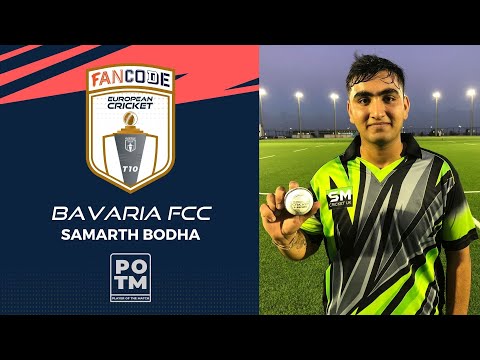 POTM: S.Bodha - BAV vs SLO | Highlights | Fancode European T10 Gibraltar| Gibraltar 2022 | ETT22.005