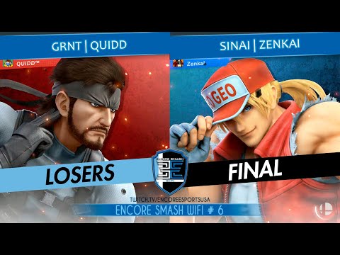 Encore Smash Wifi # 6 - GRNT | Quidd Vs. Sinai | Zenkai - Losers Final