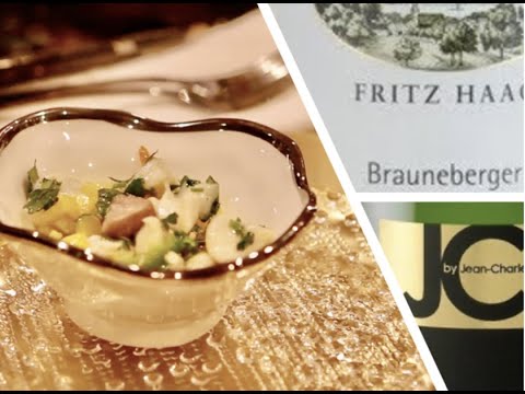 International Culinary Sojourn - Ceviche paired with Riesling vs. Cremant