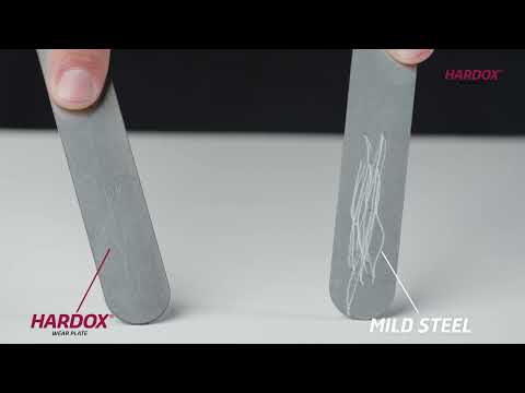 Benefits demonstration: Hardox® wear plate versus mild steel