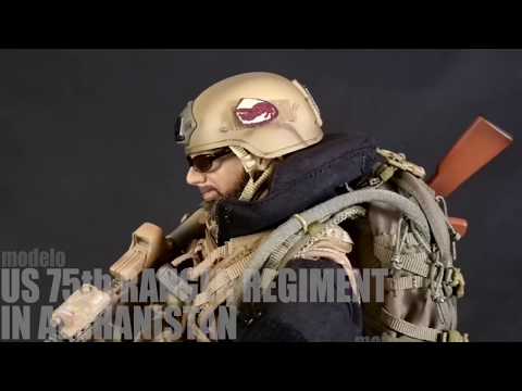 1/6 US 75th Ranger Regiment In Afghanistan  - Flagset