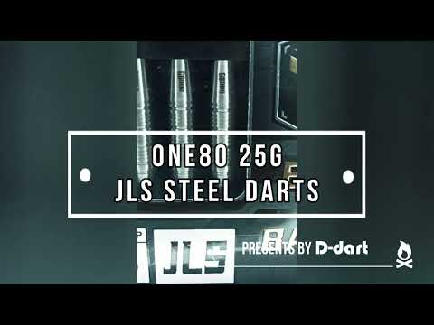 ONE80 STEEL TIP DART - 25G (JLS) BACK TO BASICS VHD 90% TUNGSTEN DARTS - By D DART STORE