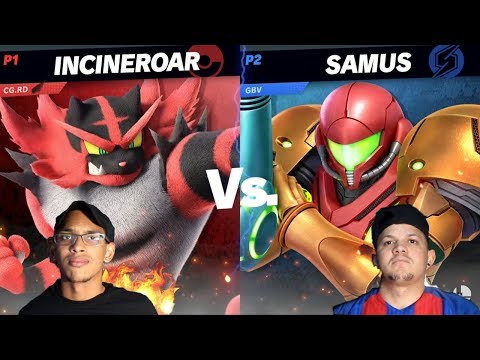 GB.RD (Incineroar) VS. GBV (Samus) - SUPER SMASH BROS ULTIMATE