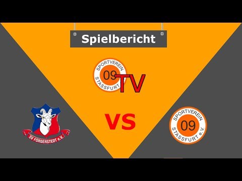 Spielbericht SV Förderstedt - SV 09 Stassfurt