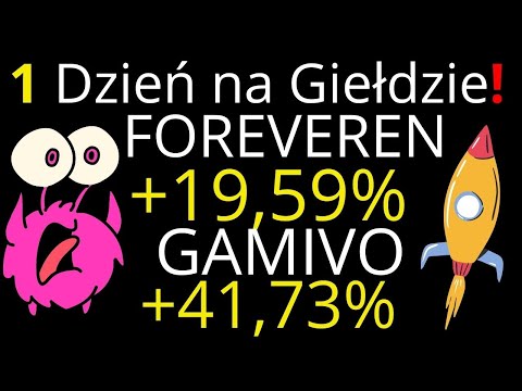Zielony początek miesiąca na GPW GAMING budzi się do życia? Mocne Wzrosty FOREVEREN GROCLIN ZEPAK