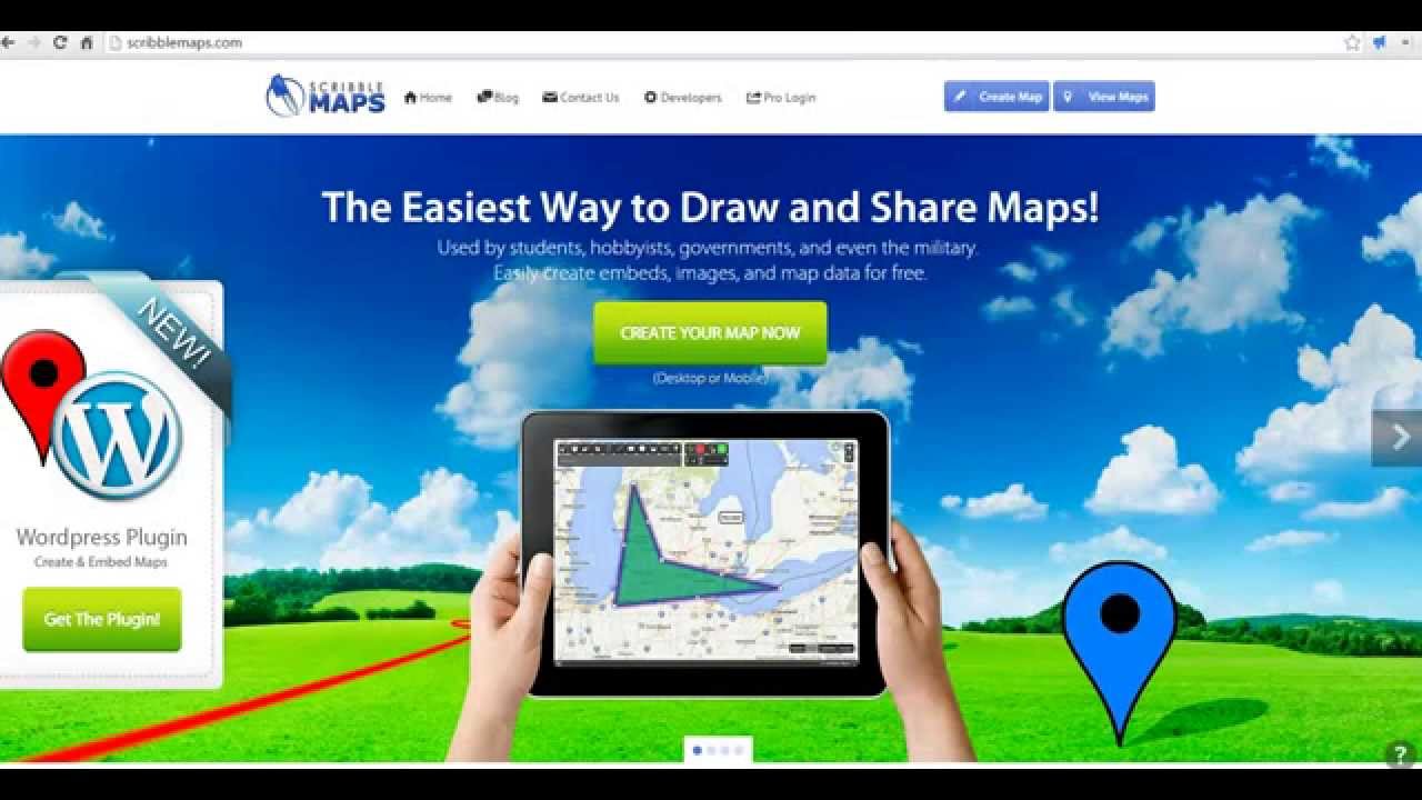 How to create a multimedia map on Scribble Maps.