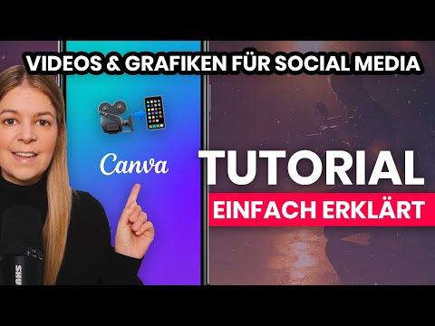 Canva Tutorial (German) 📲 Creating videos with Canva 🎥 Beginner's guide 🧑‍🎨 Simply explained