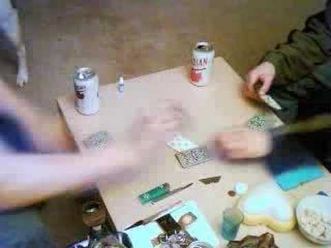 jae playing italian cards with toto