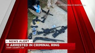 11 charged in Hart Co. investigation
