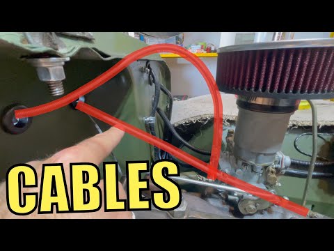 How to install Choke & Throttle Cable on Solex Carburetor | 41-53 Willys Jeep