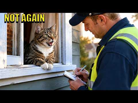 The Delivery Guy Was NOT Ready for This Talking Cat 😂🐱