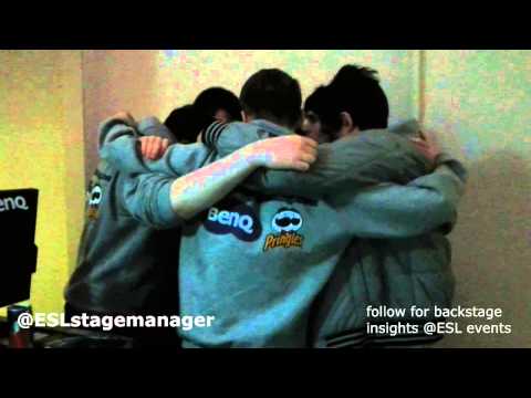 Gambit Gaming vs CJ Entus Frost backstage after match went 1:1