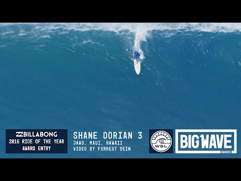Shane Dorian at Jaws 3 - 2016 Billabong Ride of the Year Entry - WSL Big Wave Awards