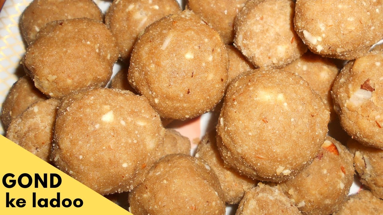 Winter special- Gond ke Ladoo with Gur | Healthy edible gum ladoos | Sugarfree ladoos | in Bengali