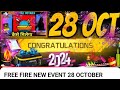 Free Fire New Event 28 October 2024 FF New Event Freefire Garenafreefire Event