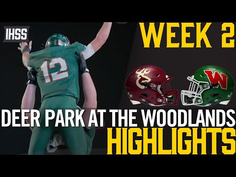 Epic High School Football Shootout: Deer Park vs The Woodlands Highlights