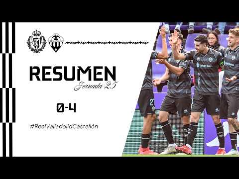 Resumen J25: Real Valladolid 0-4 CD Castellón (08-02-2026)