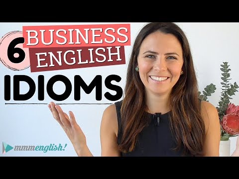 6 NEW English IDIOMS 💼 Business English Vocabulary