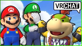 Bowser Jr Unleashes Chaos for Mario and Luigi || VR Chat