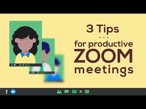 Zoom Tips Make Your Meetings Better