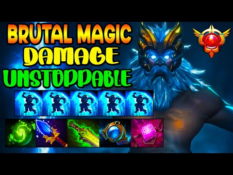 BRUTAL MAGIC DAMAGE - ZEUS - UNSTOPPABLE TEAM FIGHT - DOTA 2 GAMEPLAY