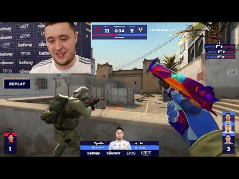ZywOo on crazy deagle round: apEX just said go kill!