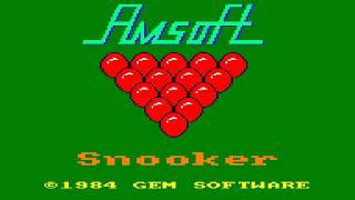 [Amstrad CPC] Snooker - Longplay
