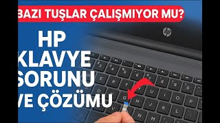 HP Notebook Klavye Tuşları Basmıyor Sorunu ve Çözümü | Klavye Data Kablosu Takma Hatası