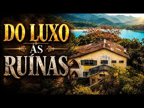 A Mansão de um milionário que virou Ruínas em uma Ilha do litoral paulista!