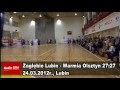 Wideo: Zag��bie Lubin - Warmia AGS Olsztyn 27:27