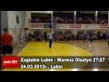 Wideo: Zag��bie Lubin - Warmia AGS Olsztyn 27:27
