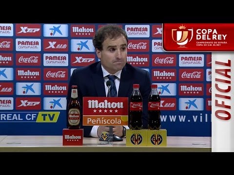 Rueda de Prensa de Arrasate tras el Villarreal CF (0-1) Real Sociedad - HD Copa del Rey