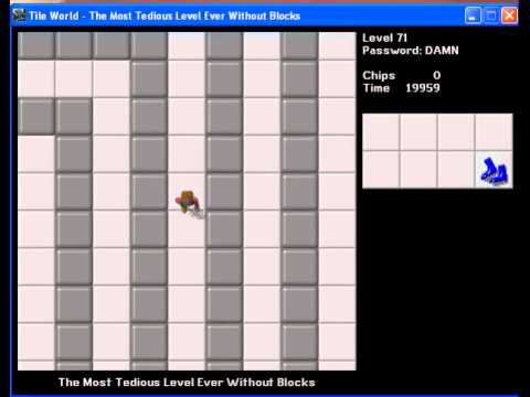 Let's Play Chip's Challenge: TCCLPRejects level 71 part 1