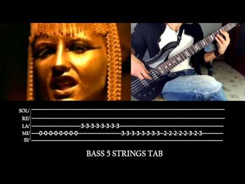 BASS COVER (With Tabs) // The Cranberries - Zombie