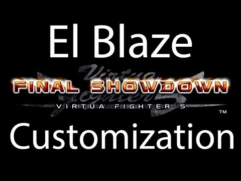 Virtua Fighter 5 - El Blaze Customization