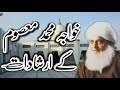 Khawaja Muhammad Masoom Mohri Sharif Ke Irshadat